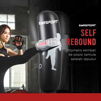 Gambar produk TaffSPORT Samsak Tinju Berdiri Inflatable Punching Bag 1.6M - VK160