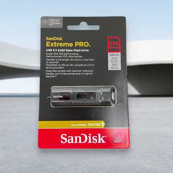 Gambar produk SanDisk Extreme Pro Flashdisk USB 3.2 Gen 1 256GB - SDCZ880