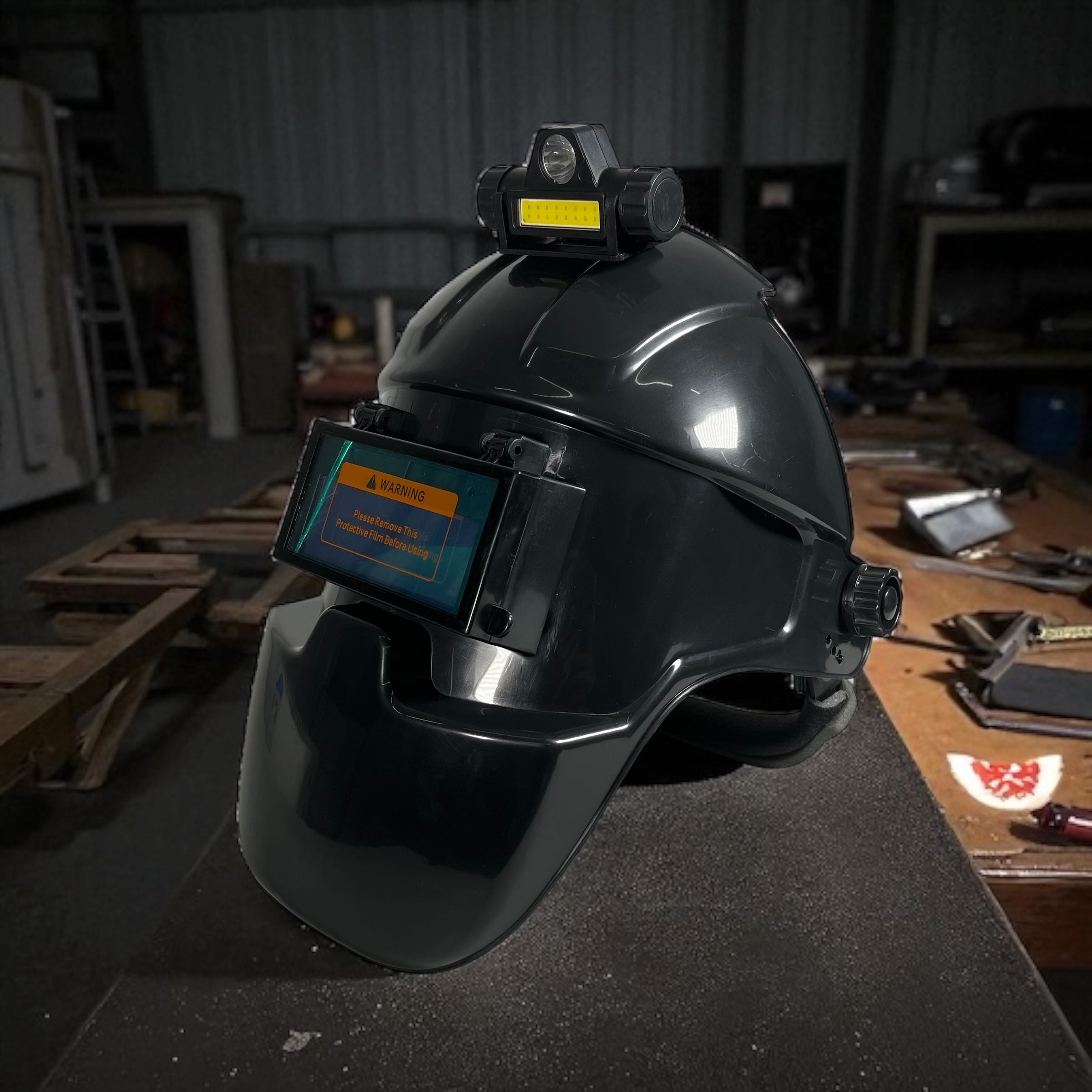 Gambar produk OZY Helm Las Automatic Dimming Flip Top with Headlight - O-9