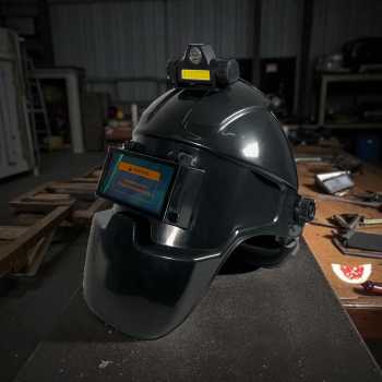OZY Helm Las Automatic Dimming Flip Top with Headlight - O-9