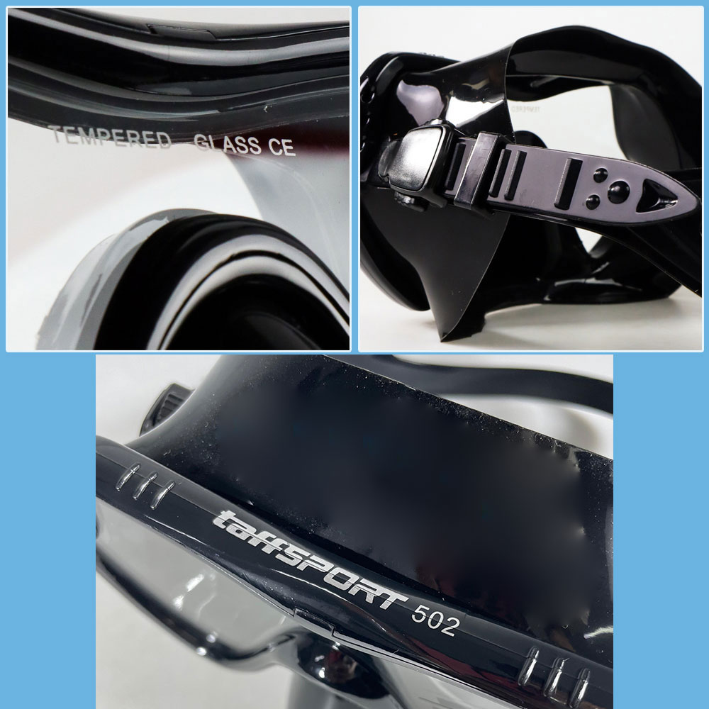Gambar produk TaffSPORT ZACRO Kacamata Selam Scuba Diving Tempered Glass - 502