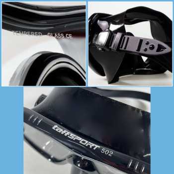 Gambar produk TaffSPORT ZACRO Kacamata Selam Scuba Diving Tempered Glass - 502