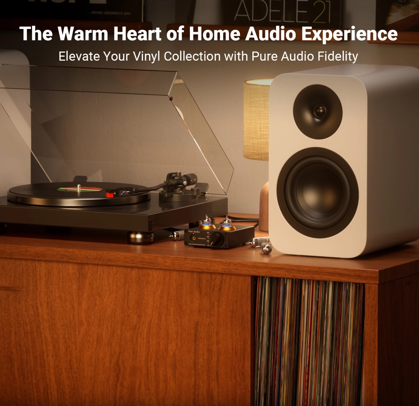 Gambar produk Fosi Audio Preamplifier Phono for Turntable Phonograph with Tube - Box X2