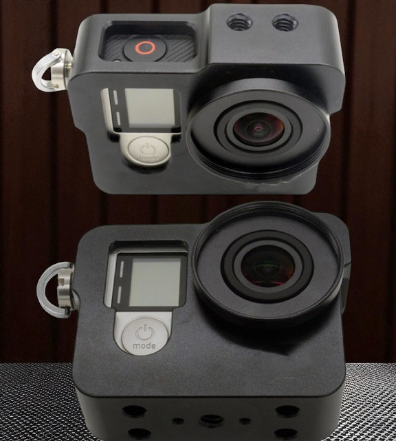 Gambar produk Protective Case for GoPro Hero 4 Aluminium with Lens Cover - XT206