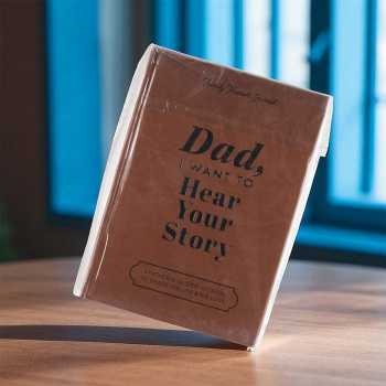 Gambar produk BOKME Buku Jurnal Leather Journal Personalized Father Guided Notebook - BK3