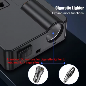 Gambar produk FMA Car Power Inverter DC12V to AC220V 200W 4 USB Port - 547B