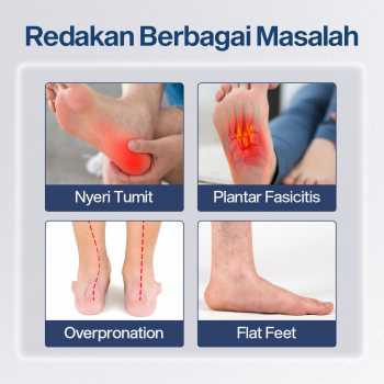 Gambar produk Insole Sepatu Alas Kaki Orthopedic EVA Flatfoot Massage 38-40 - E003