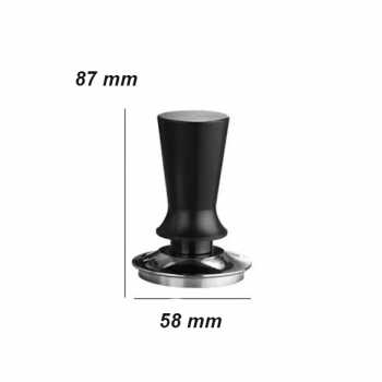 Gambar produk One Two Cups Tamper Kopi Espresso Flat Base Spring Loaded 58mm - FEN59