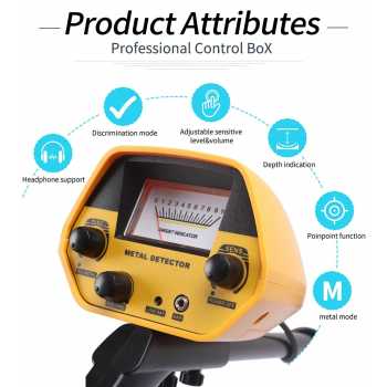 Gambar produk TECLUNG Pendeteksi Logam Metal Detector Waterproof Adjustable 3 Mode - GTX5030G