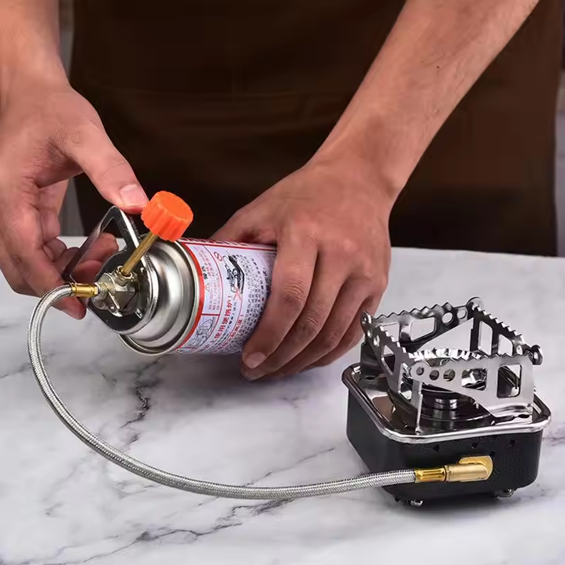 Gambar produk WUKOV Kompor Gas Portable Lipat Outdoor Camping Stove With Pipe - WK01