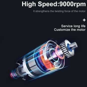 Gambar produk ROCKET Wireless Tattoo Machine Kit Travel 4mm 1300mAh with Cartridge - YL359