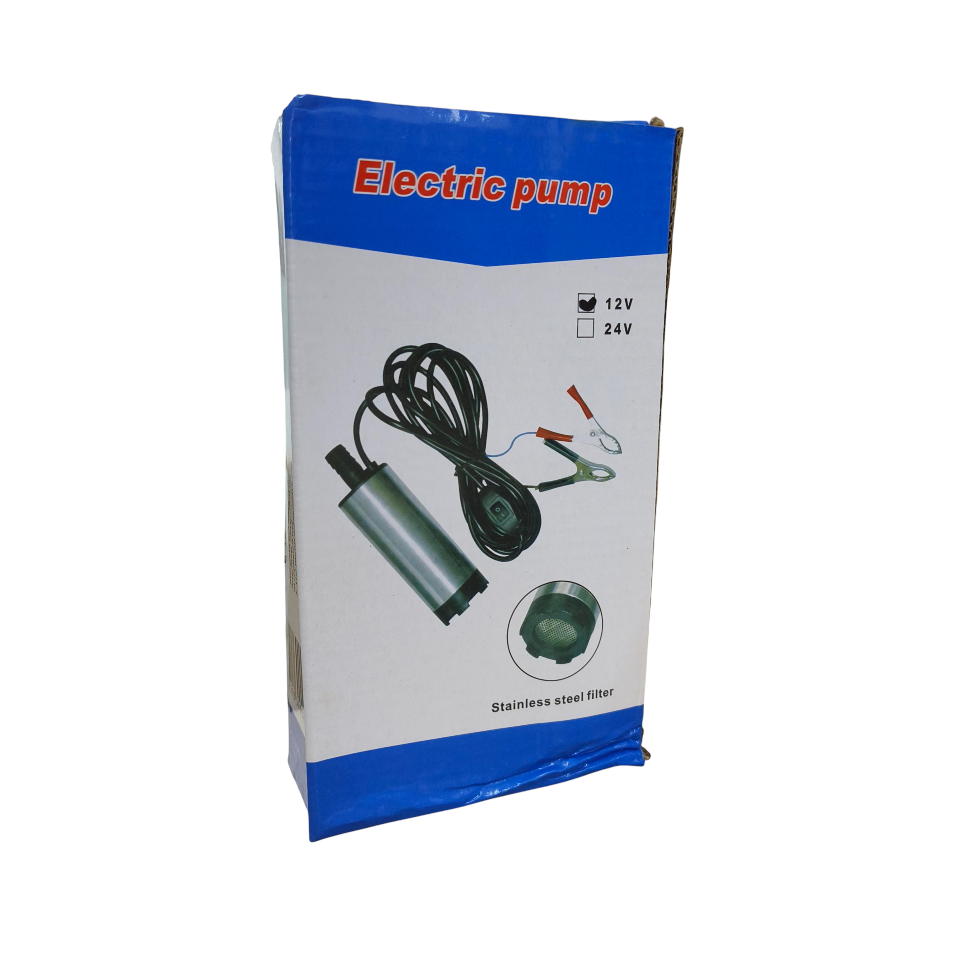 Gambar produk JSV Pompa Sedot Bensin Oli Mobil Elektrik Transfer Pump 51mm 12V 32L/m - JS-12