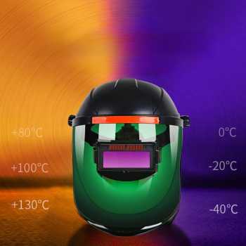iRepairIt Helm Las Auto Dimming with Red Lens Transparent Welding Mask - IRI55T