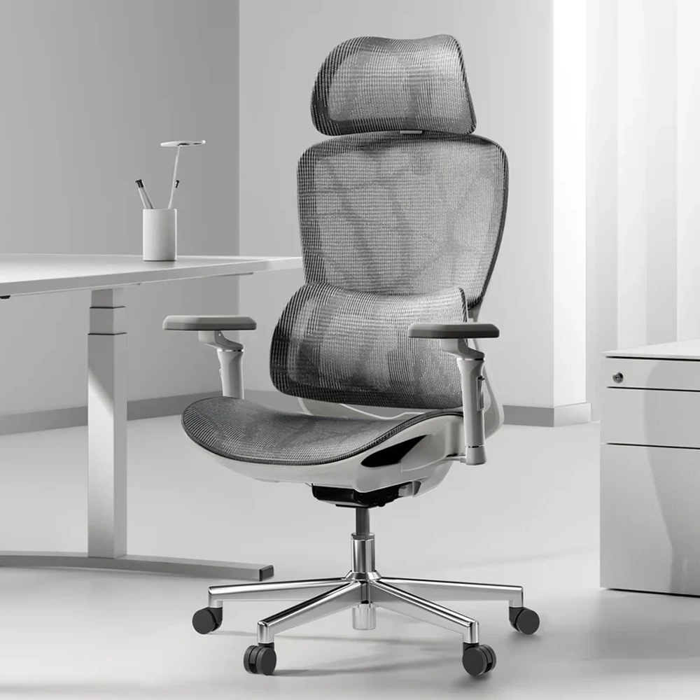 Gambar produk HBADA Kursi Kantor Office Chair Lumbar Support Flexible Armrest - E2