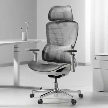 HBADA Kursi Kantor Office Chair Lumbar Support Flexible Armrest - E2