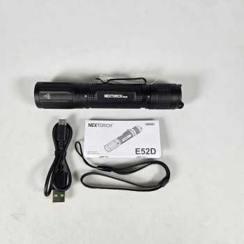 Gambar produk NEXTORCH Lampu Senter LED Mini Bright Tactical USB Type C 3700Lumens - E52D