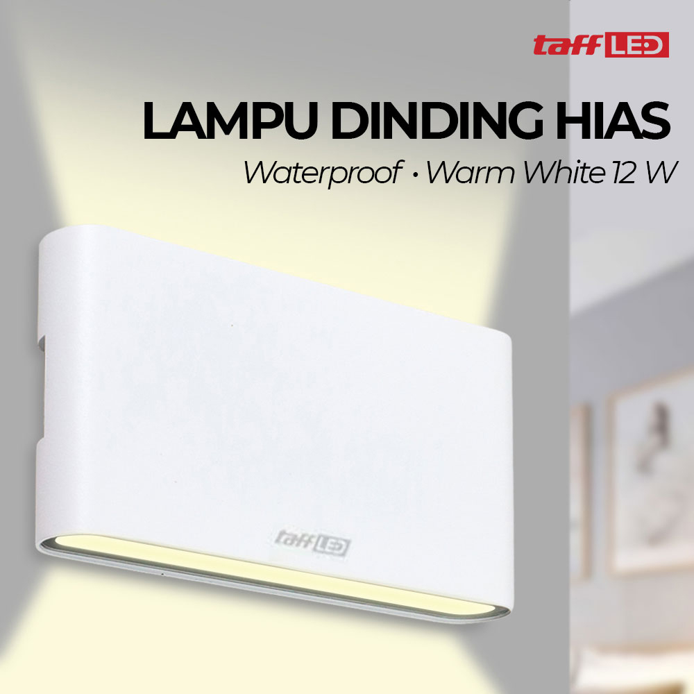 Gambar produk TaffLED Lampu Dinding Hias Outdoor LED Waterproof Warm White 12W - D313