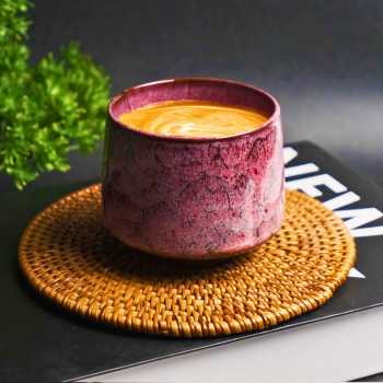 Gambar produk FLAMBE Gelas Keramik Kopi Teh Vintage Japanese Style Ceramic Cup 200ml - FB014