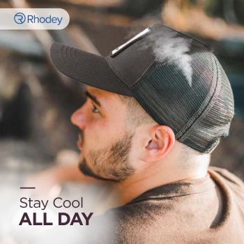 Gambar produk Rhodey Topi Trucker Unisex Jaring Mesh Hat Wolf Patch - DH-YK