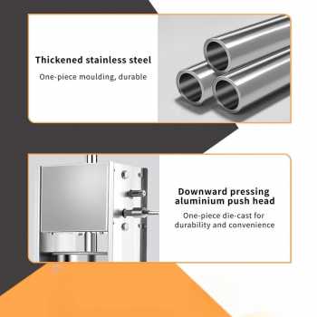 Gambar produk YBMY Alat Pembuat Sosis Sausage Maker Homemade Stainless Steel 3L - YB3