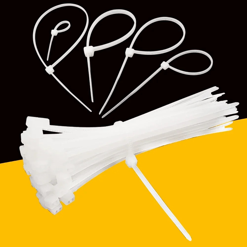 Gambar produk Yueqing Kabel Ties Cable Nylon Multifunction 100 PCS 7.6x400mm - YQ835