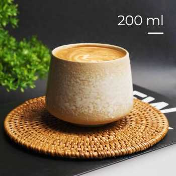 FLAMBE Gelas Keramik Kopi Teh Vintage Japanese Style Ceramic Cup 200ml - FB014