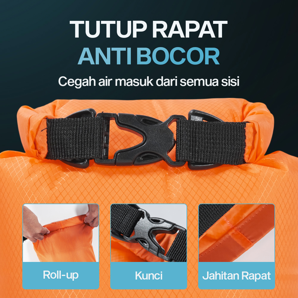 Gambar produk SUBITO Tas Outdoor Waterproof Storage Bag Drybag 3L - JP727