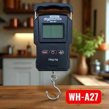 Taffware Digipounds Timbangan Koper Tas Digital Scale 75kg 0.01kg - WH-A27