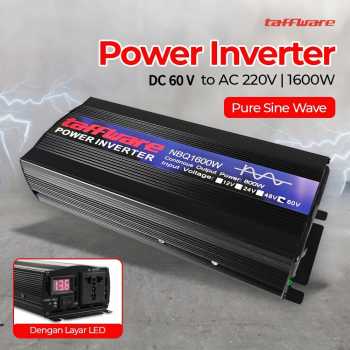 Taffware Power Inverter Mobil Pure Sine Wave AC 220V 1600W - NBQ1600W