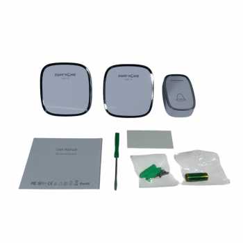 Gambar produk TaffHOME Bel Pintu Rumah Wireless Doorbells Waterproof 59 Nada 2 PCS Receiver - A101/A101-2