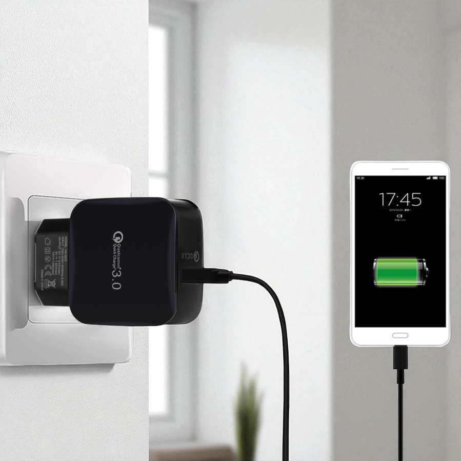 Gambar produk Taffware Wall Charger USB 1 Port Quick Charge 3.0 3A - TE008