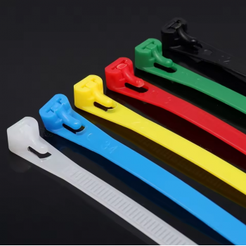 Gambar produk TaffGUARD Kabel Ties Plastic Zip Cable Organizer Reusable 100 PCS 5x200mm - Z815