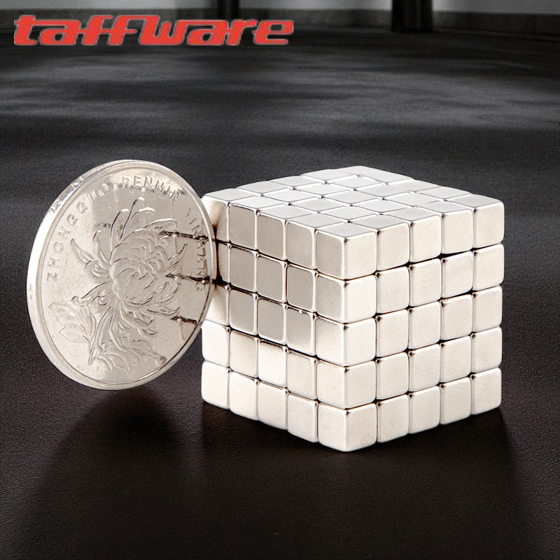 Gambar produk Taffware Strong Neodymium Magnet NdFeB N35 5x5x5mm 20 PCS - F001699