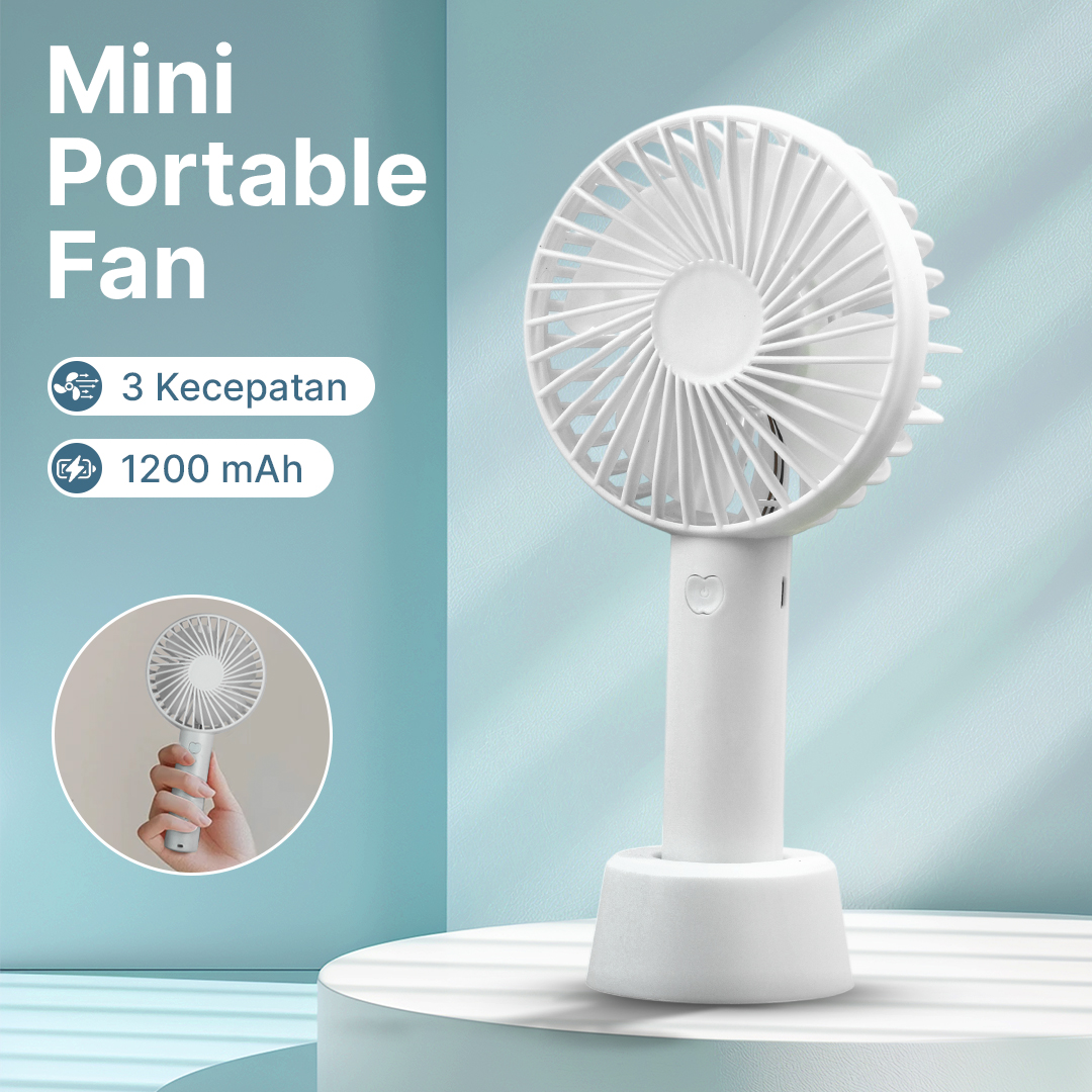 Gambar produk LivingSmart Kipas Angin Portable Genggam USB Mini Cooling Fan 1200mAh - SS-2