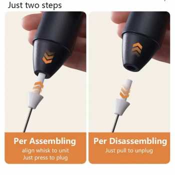 Gambar produk FMA Hand Mixer Mini Pengocok Telur Kopi Milk Frother Battery - NPQ01