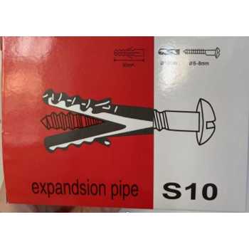 Gambar produk YUEQING Expansion Screw Fischer Pipe Nylon Wall Anchors Tub Packed M7