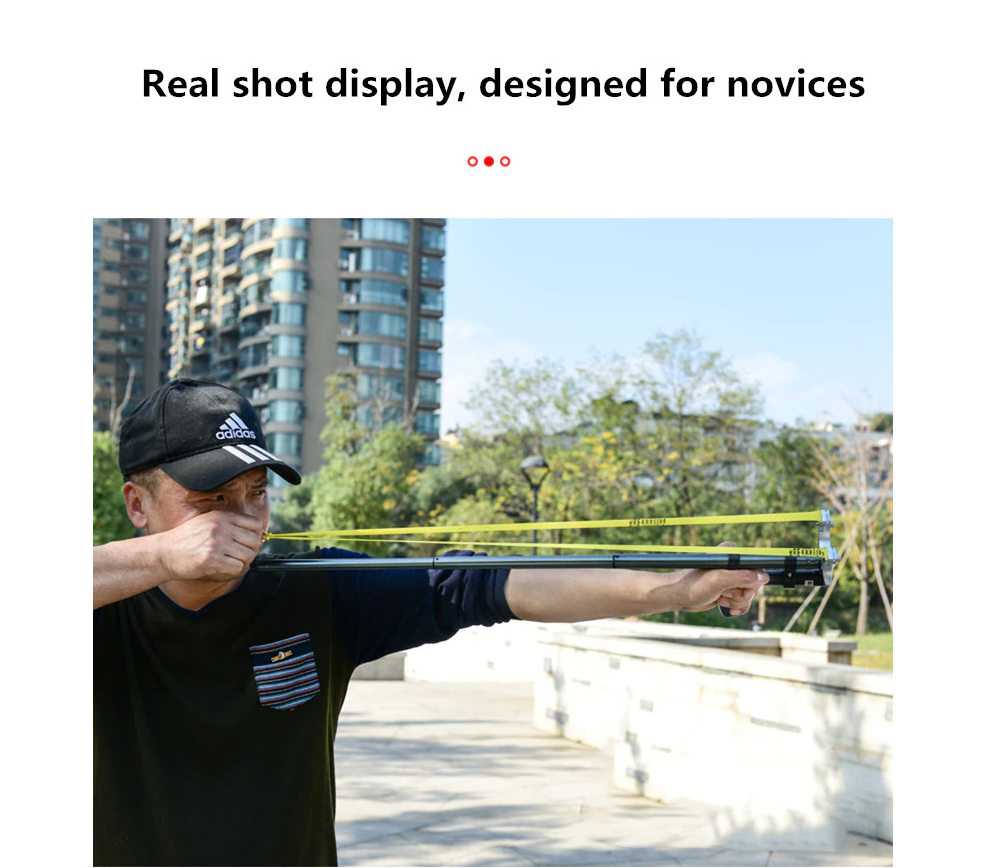 Gambar produk SYQT Ketapel High Precision Telescopic Hunting Slingshot with Laser - HW-GJ050