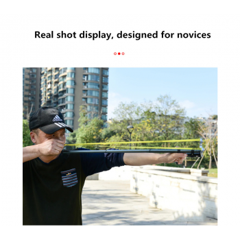 Gambar produk SYQT Ketapel High Precision Telescopic Hunting Slingshot with Laser - HW-GJ050