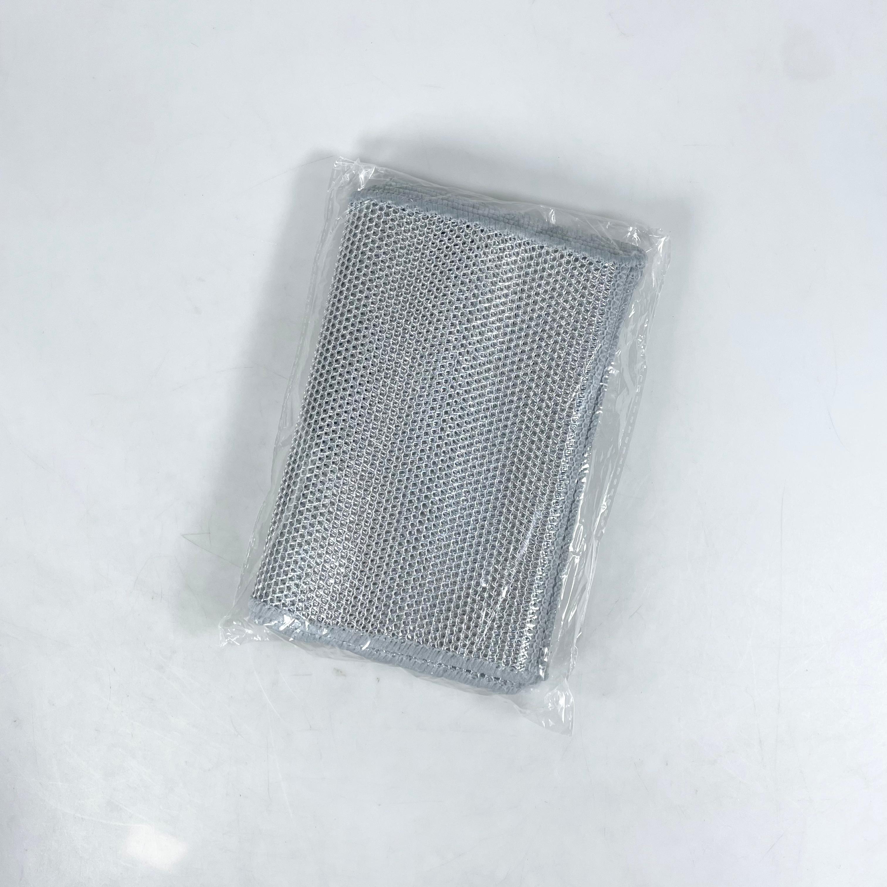 Gambar produk FMA Non-Stick Steel Wire Dishcloths Double-Layer Design 20x20cm 10PCS - FM-N20