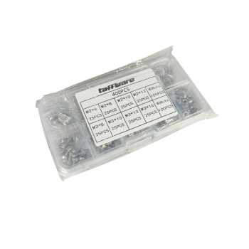 Gambar produk Taffware Baut Set Screw Bolt Nuts Hexagon Stainless Steel M2 M3 400PCS - DIN912