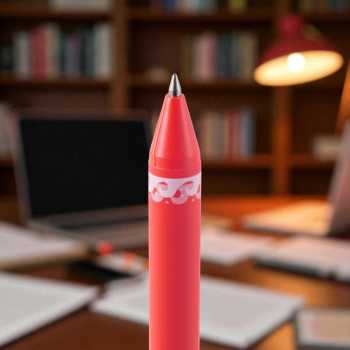 Gambar produk Kaco Pena Pulpen Gel Small Window Pattern Quick Dry Black Ink 1 PCS - K1053