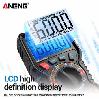 Gambar produk ANENG Digital Multimeter Portable Voltage Tester NCV LCD Magnetic - SZ11