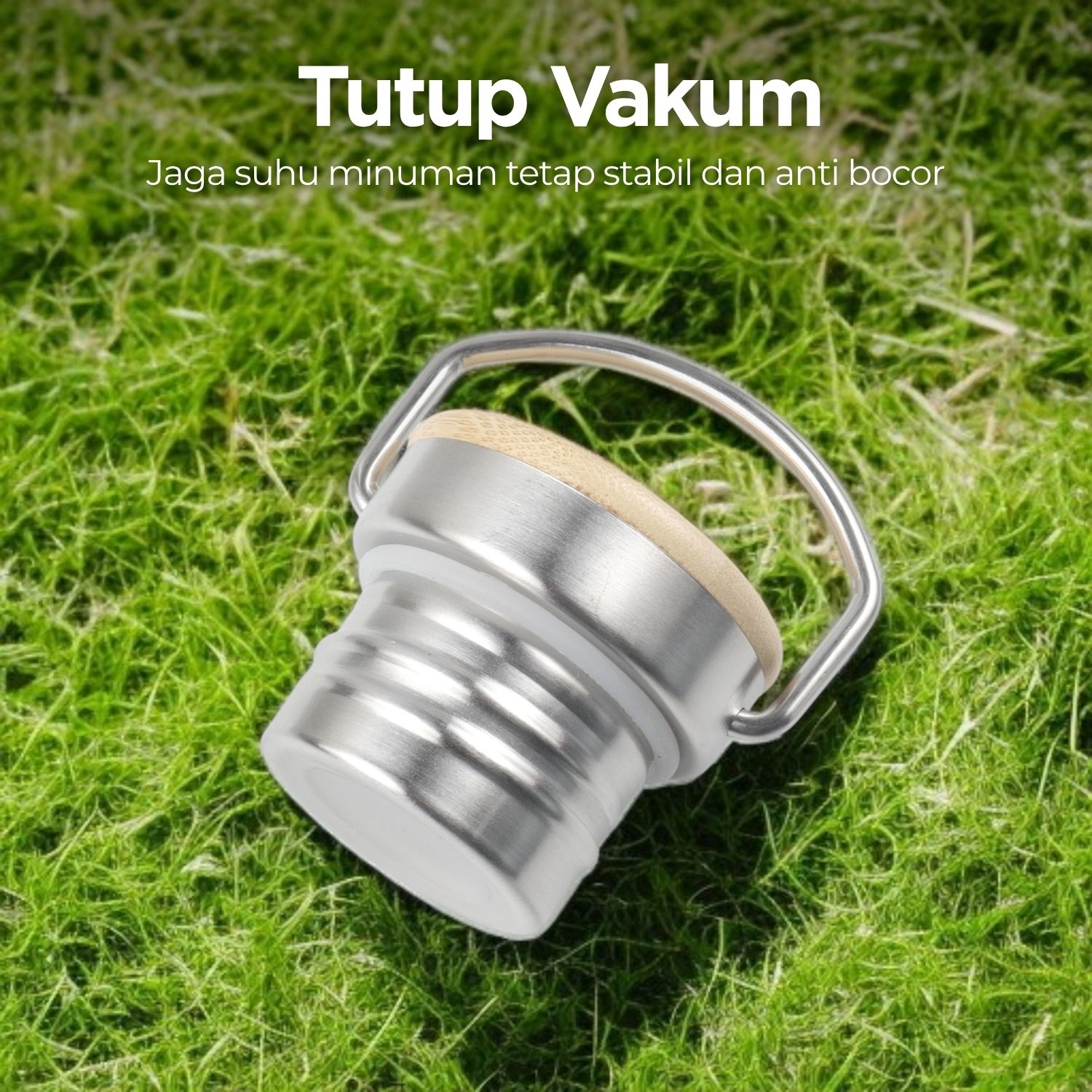 Gambar produk Mtuove Botol Minum Portable Water Bottle Stainless Steel 1L - YM006