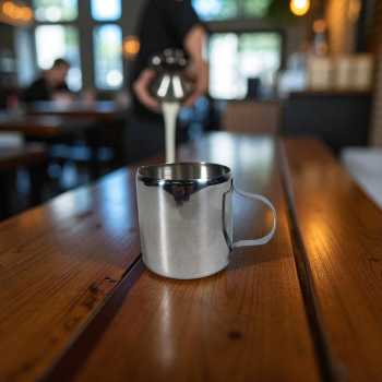 Gambar produk One Two Cups Gelas Milk Jug Kopi Espresso Latte Art Stainless Steel 5oz - S06HG