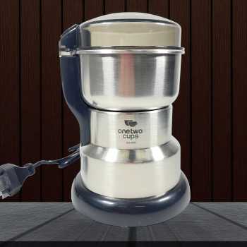 One Two Cups Alat Penggiling Kopi Elektrik Bumbu Coffee Grinder 200W - SH-668