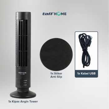 Gambar produk TaffHOME Kipas Angin USB Model Tower 2 Speed - YK-1208