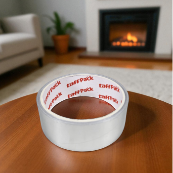 Gambar produk TaffPACK Lakban Aluminium Foil Tape Tahan Panas Anti Bocor 0.06mm 5M 30mm - INU162