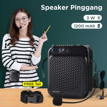Proms Speaker Pinggang Bluetooth Voice Amplifier Wired 3W - S60