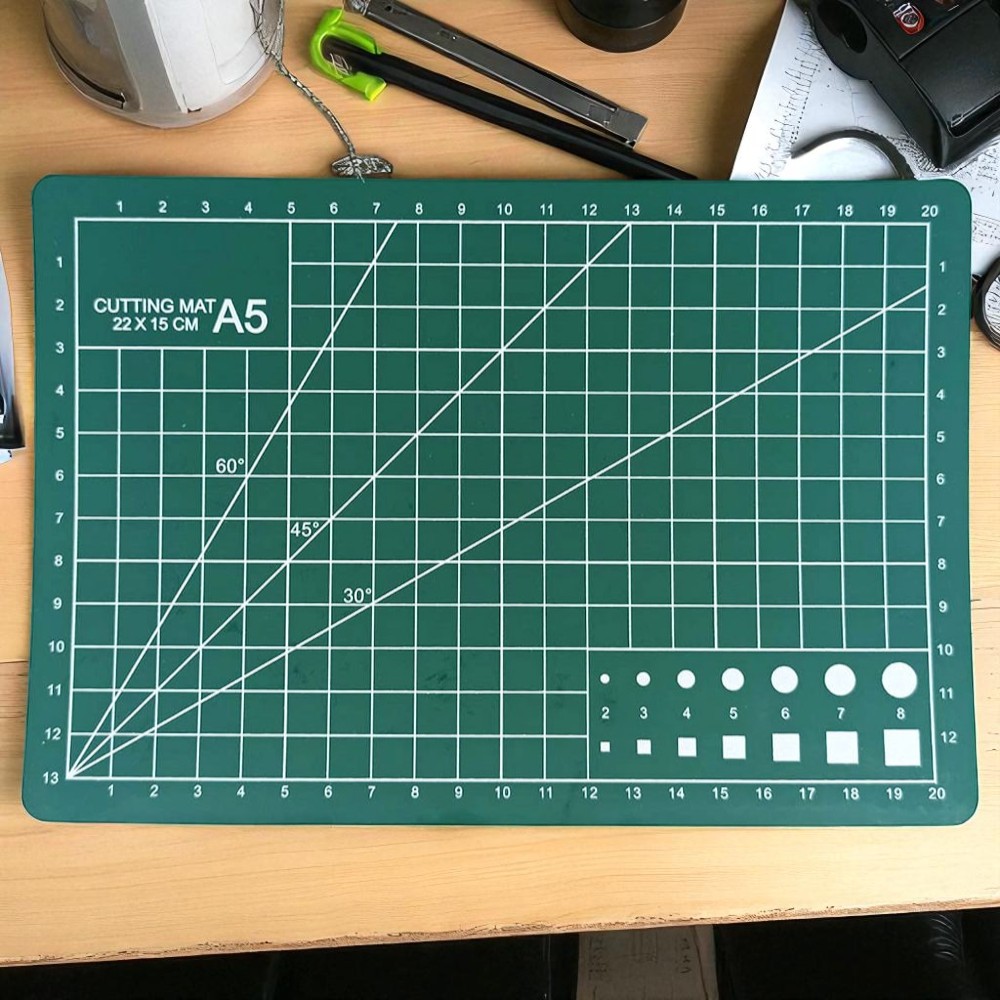 Gambar produk HUAN MEI Working Pad Cutting Mat Alas Potong Papan Kerja A5 22x15cm - GKSA4