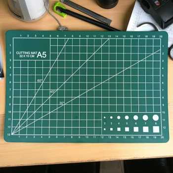 Gambar produk HUAN MEI Working Pad Cutting Mat Alas Potong Papan Kerja A5 22x15cm - GKSA4